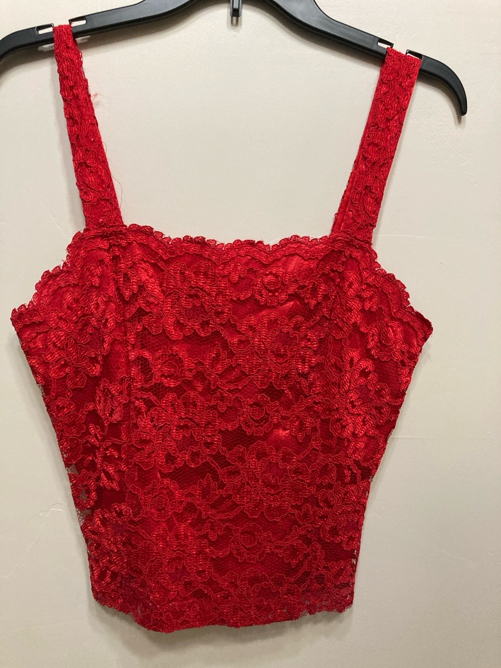 Natori Red Lace Bandeau Camisole